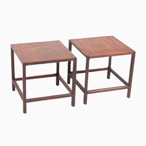 Mid-Century Rosewood Side Tables from Aksel Kjersgaard, 1950s, Set of 2