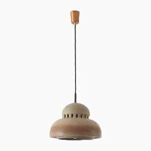 Brown Clay Ceiling Lamp