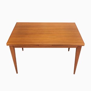 Mesa de comedor extensible danesa No. 254 de teca de Niels Otto Møller para JL Møllers, años 60