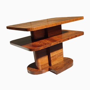 Art Deco Cubist Rosewood Side Table, 1930s