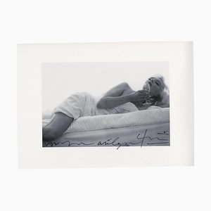 Marilyn Monroe Wein auf dem Bett der Letzte Sitz von Bert Stern, 2009