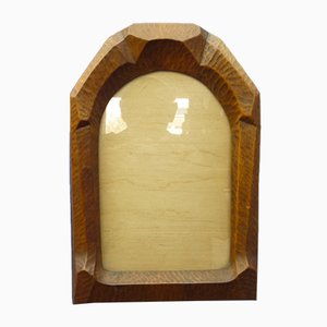 Anthroposophical Oak Picture Frame, 1920s