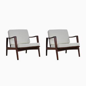 Lounge Chairs by Arne Wahl Iversen for Komfort, 1950s, Set of 2