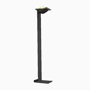 Black Model ID-S Floor Lamp by Ettore Sottsass for Staff, 1980s