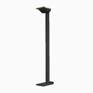 Black Model ID-S Floor Lamp by Ettore Sottsass for Staff, 1980s