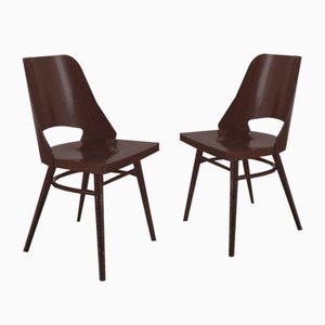 Dining Chairs from TON, 1960s, Set of 2