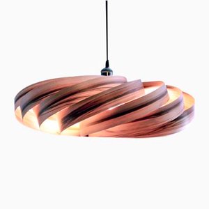 Large Walnut Andromeda Pendant Lamp by Manuel Döpper for Large Walnut Andromeda Pendant Lamp by Manuel Döpper for
