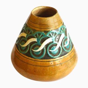 Art Nouveau French Ceramic Vase by Edmond Lachenal, 1920s