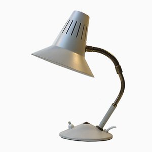 Lampe de Bureau Vintage avec Détails en Laiton de Elektrik, Norvège, 1950s