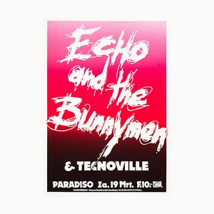 Echo & the Bunnymen Poster von Martin Kaye, 1983