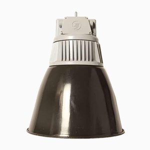 Lampe Vintage Modèle Vase Noire Emaillée