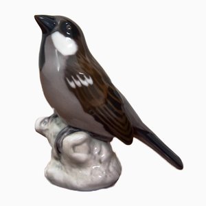 Statuetta a forma di uccello in porcellana di Bing & Grondahl, anni '40