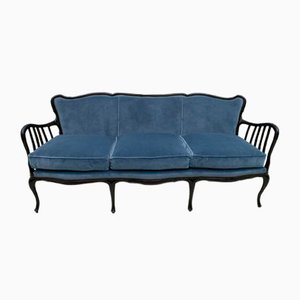 Italienisches Mid-Century Samt Sofa von Paolo Buffa, 1950er