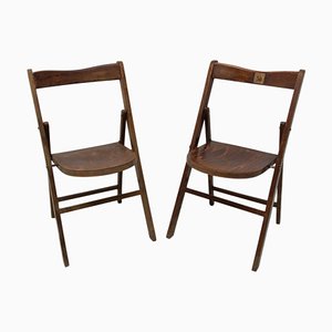 Poltrone da cinema pieghevoli di Thonet, Repubblica Ceca, anni '60, set di 2