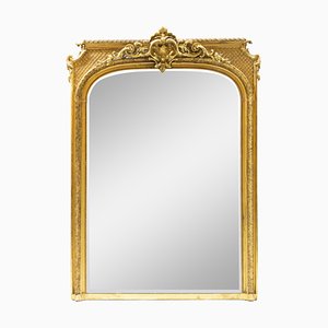 Large 19th Century Baroque Style Wall Mirror