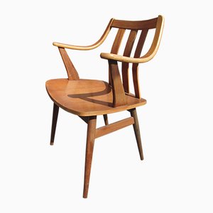 Mid-Century Teak Armlehnstühle, 1960er, 4er Set
