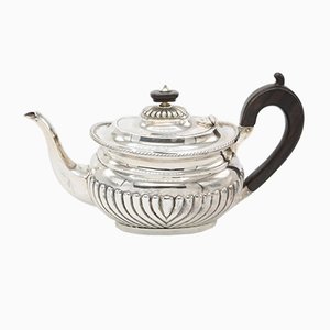 Queen Anne Style Silver Teapot