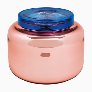 Container Low in Dusty Pink and Blue by Sebastian Herkner for Pulpo
