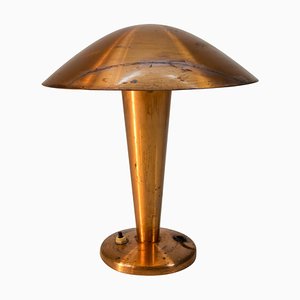 Lampada da tavolo Bauhaus con paralume flessibile, anni '30