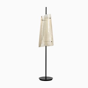 Bent Two grigio fumo con cornice nera di Sebastian Herkner