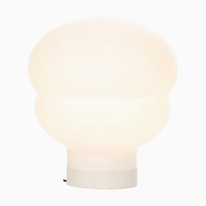 Small Kumo Lamp in White Acetato with White Base