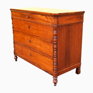 19th Century Louis Philippe Italian Walnut Dresser