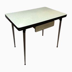 Pale Green Formica Dining Table, 1950s