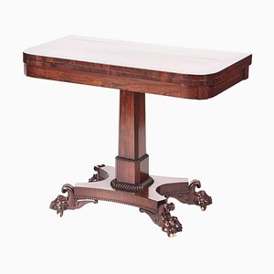 William IV Rosewood Card Table