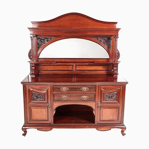 Antique Carved Mahogany Sideboard from Maple & Co.