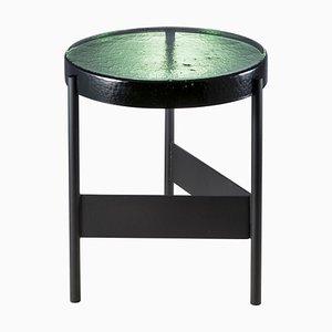 Alwa Two 5600GREB Side Table with Green Top & Black Base by Sebastian Herkner for Pulpo