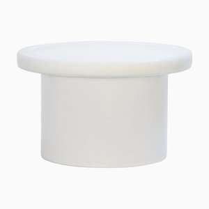 Large Alwa Three 5801W Side Table in White by Sebastian Herkner for Pulpo