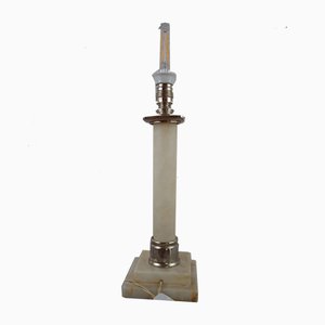 Vintage Empire Style Alabaster Table Lamp