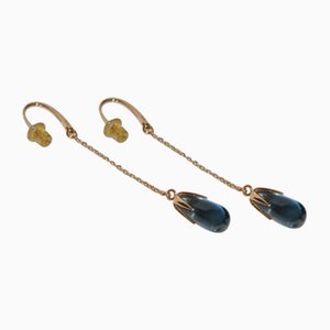 Boucles d'Oreilles avec Topaze par Pomellato, 2000s, Set de 2