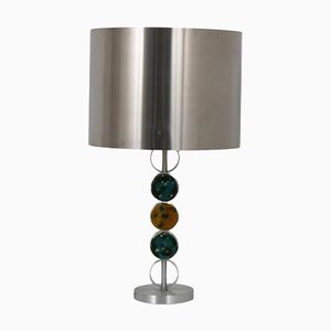 Chrome with Glass Table Lamp by Nanny Still for Raak, Netherlands, 1970s