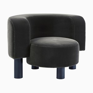 Wham Chair 9206S in Black by Hermann August Weizenegger for Pulpo