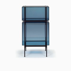 Petite Étagère Lyn 8400BL Bleue par Visser & Meijwaard pour Pulpo