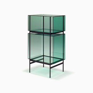 Small Lyn Shelf 8400GR in Green by Visser & Meijwaard for Pulpo