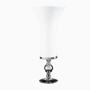 Large Laura Cup in White Glass from VGnewtrend