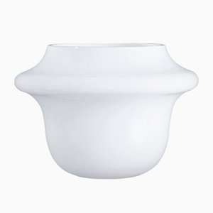 Atollo Bowl in White Glass from VGnewtrend