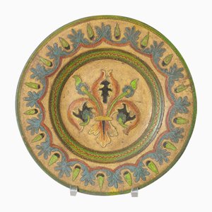 Italian Decorative Plate from Dante Milani Montopoli, 1930s