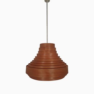 Wooden Lamella Ceiling Lamp by Hans-Agne Jakobsson for Hans-Agne Jakobsson AB Markaryd, 1960s