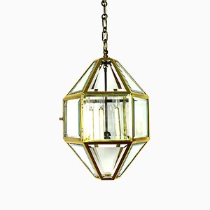Lampada a sospensione Secessione viennese antica di Josef Hoffmann