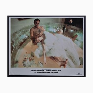 Carte James Bond 007 Diamonds are Forever Lobby, Royaume-Uni, 1971