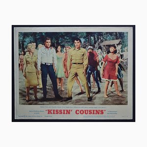 Tarjeta de recibidor estadounidense Elvis Presley Kissin Cousins, 1964