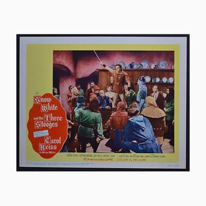 Librería Lobby and the Three Stooges Original Lobby Card of the Movie, USA, 1961