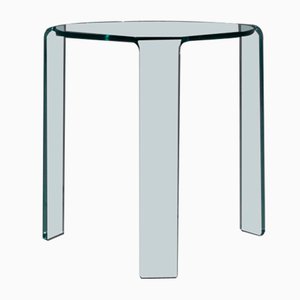 Tavolino in vetro di Alvar Aalto per Fiam, Italia, anni '80
