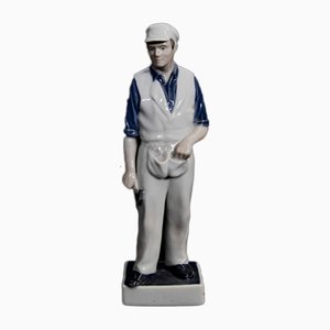 Figura artesano de porcelana de Royal Copenhagen, años 70