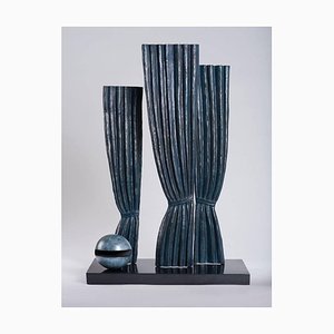 (after) René Magritte - La Joconde - Surrealist Bronze Sculpture