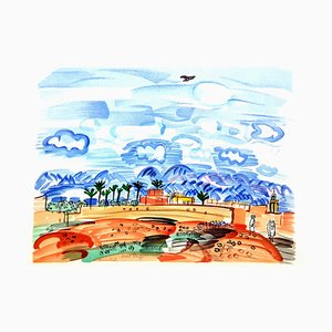 Raoul Dufy (nachher) - Landscape - Lithographie 1965