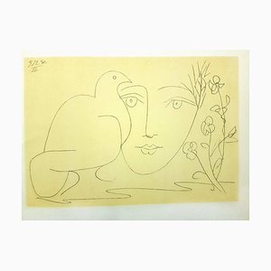 Face of Peace - Lithograph 1951